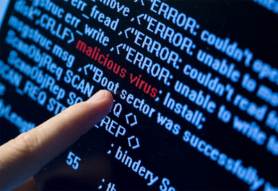 Computer security concept.